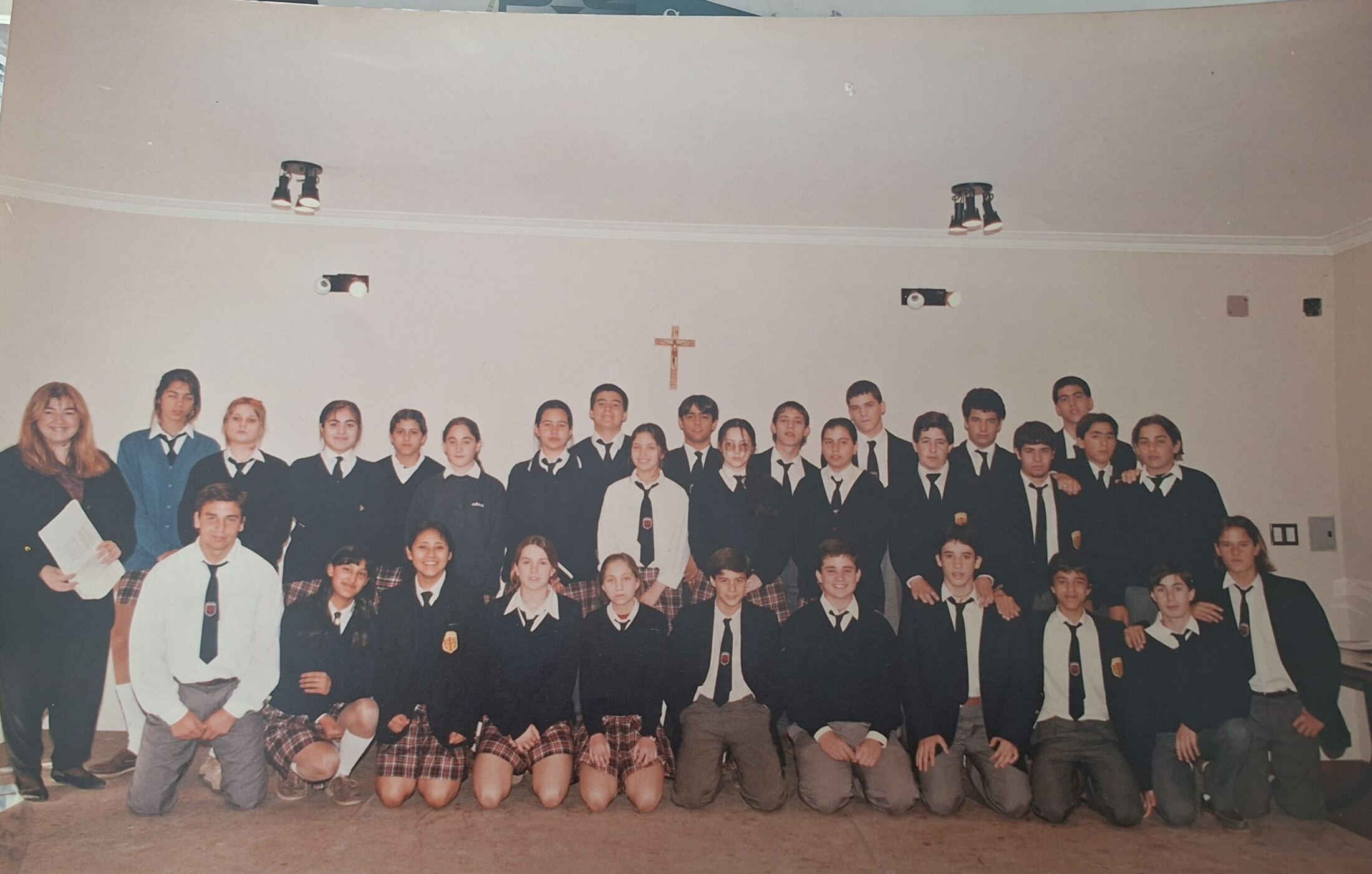 Una de las primeras promociones del Colegio
